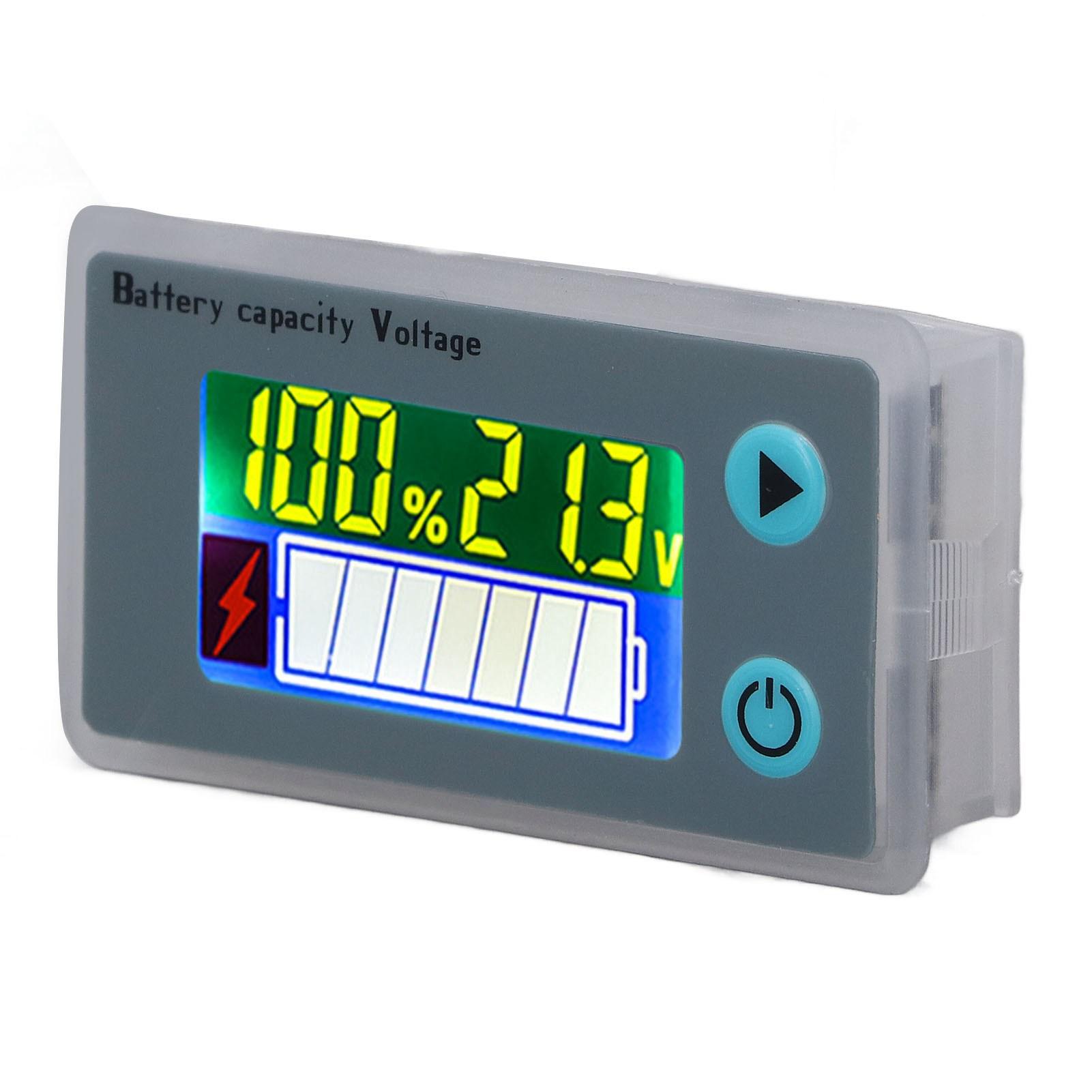 

Тестер емкости аккумулятора и напряжения, ЖК-цифровой дисплей, индикатор заряда батареи для литий-железо-кислотных