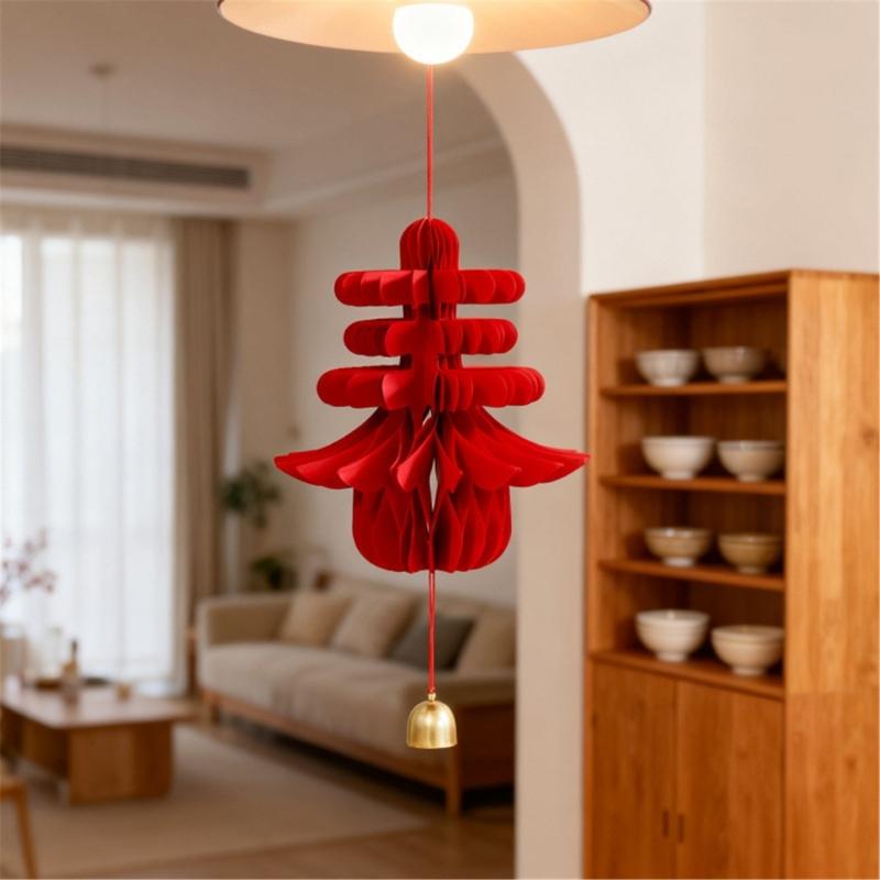 Traditional Double Happiness Wall Accessory Spring Festival Celebration Handmade Paper Craft For Indoor Outdoors