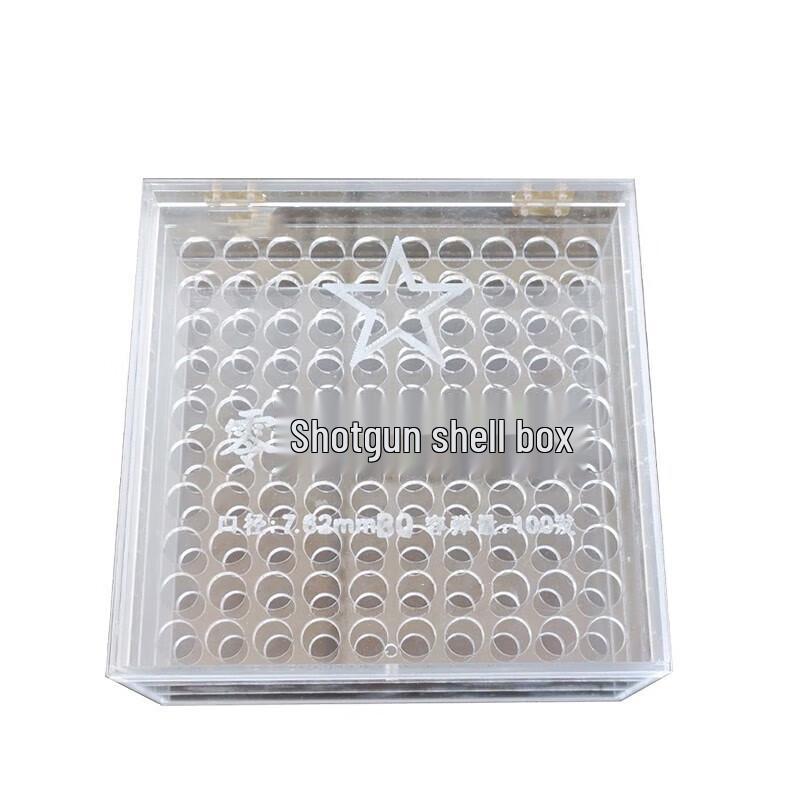 Transparent Plastic 7.62mm Ammo Storage Box