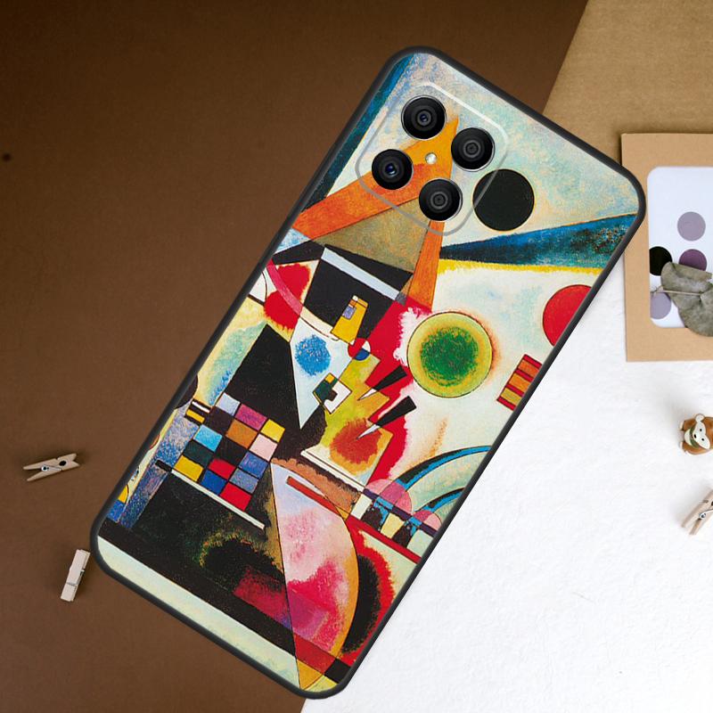 Wassily Kandinsky Abstract Artistic Case For Honor 200 Pro 400 50 70 90 X9a X9b X9c X9d X8b X8c Win Magic 7 Lite 5 6 8 Pro Cover