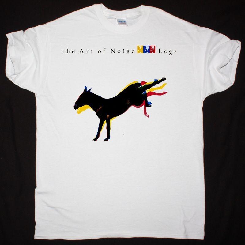 Art Of Noise Legs White T-Shirt S