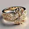 The New Hollow Flower Promise Ring Is Elegant and Exquisite for Daily Wear and Party Accessories.