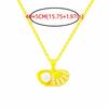 Elegant Oyster Necklace Fashionable Clavicle Chain Trendy Peach Heart Pearl Necklace  Women