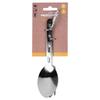 Steel tourist cutlery with carabiner, 3 pieces.