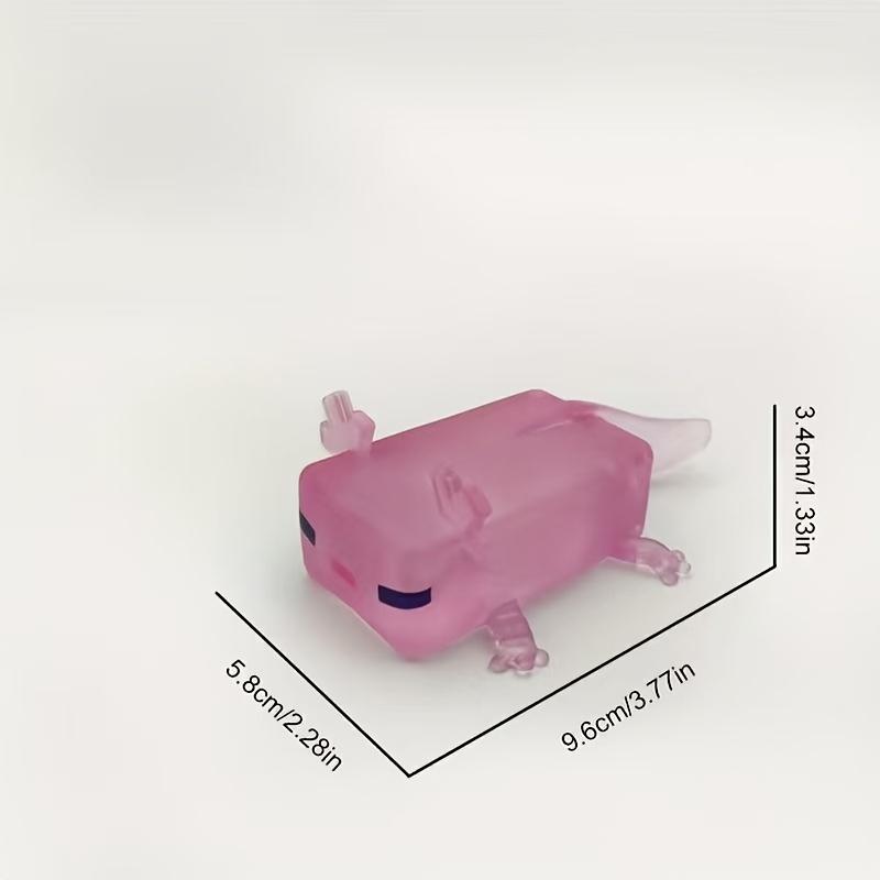 1Pcs  Random Coloraxolotl Squeeze Soft Squishy Stretchable Stress Relief Perfect For Halloween Christmas Birthday Party Favor Cl