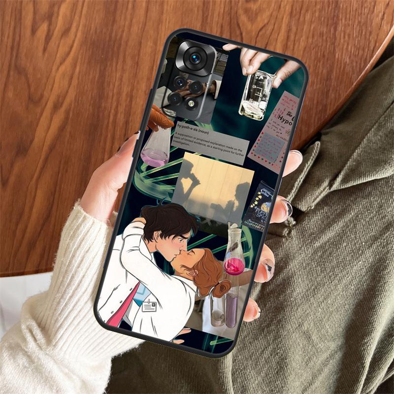 The Love Hypothesis Book Case For Xiaomi Redmi Note 14 Pro 13 12 11 10 15 Pro Plus Redmi 13 C 15 10C 12C 14C 15C Cover