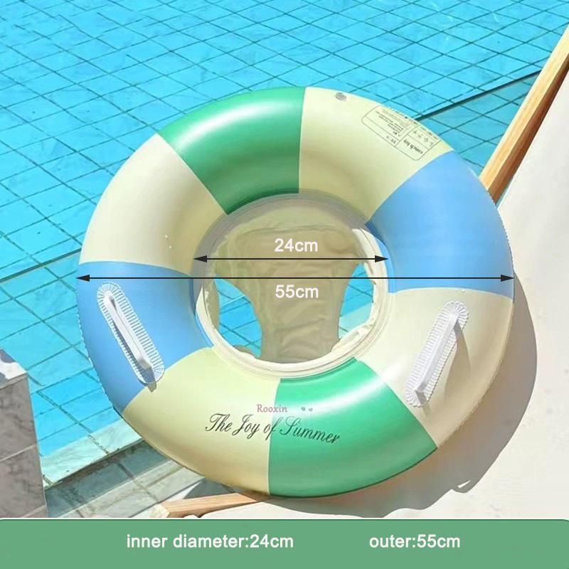 1pc Outdoor Sport Inflatable Swimming Ring PVC Swim Circle Pool Float Seat