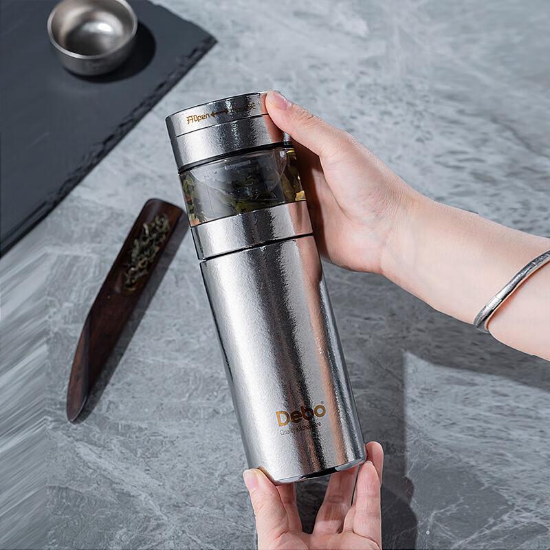 Debo Keman Pure Titanium Tea Infuser Cup Set