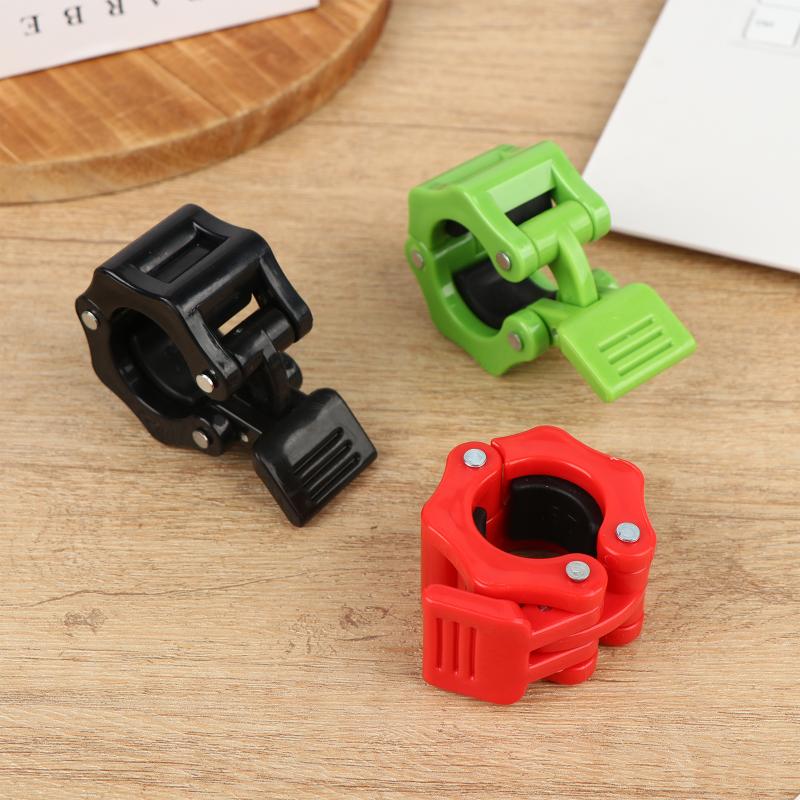 25/28Mm Heavy Duty Barbell Clips Collar Quick Release Locking Clamps Fixing Nut Clips For Weightlifting Fitness Accessories
