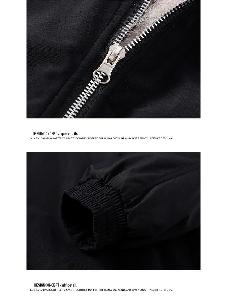 Autumn/Winter Men's Trendy Cotton Jacket: Versatile, Windproof, and Warm Casual Outerwear for Couples
