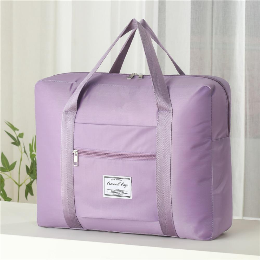 Portable Storage Bag Folding Luggage Tote Handbag Durable Duffel Bag  For Women Men
