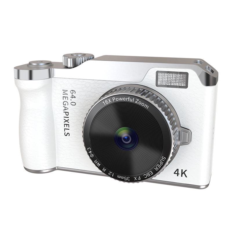 Retro 4K HD Digital Camera for Kids - Entry-Level with Telephoto Lens