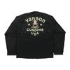 CUSTOMS Nylon Rennjacke [Banson] -884V343- (JP, Alphabet, XL, Schwarz)