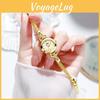 Elegant Womens Quartz Watch With Waterproof Mineral Glass And Pearl Dial For Casual Style
