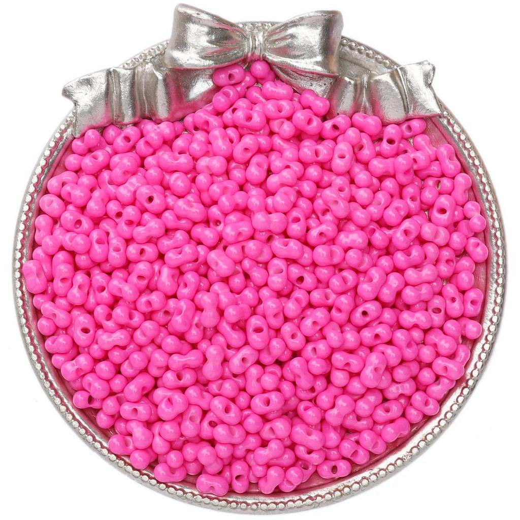 100pcs Glass Beads Charm Czech Peanut Beads Seed Spacer Beads For Jewelry Making Accessories