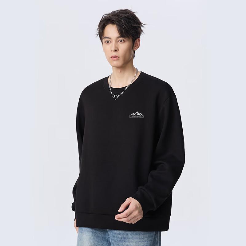 Mark Fairwhale Men's Heavyweight Air Layer Round Neck Sweatshirt