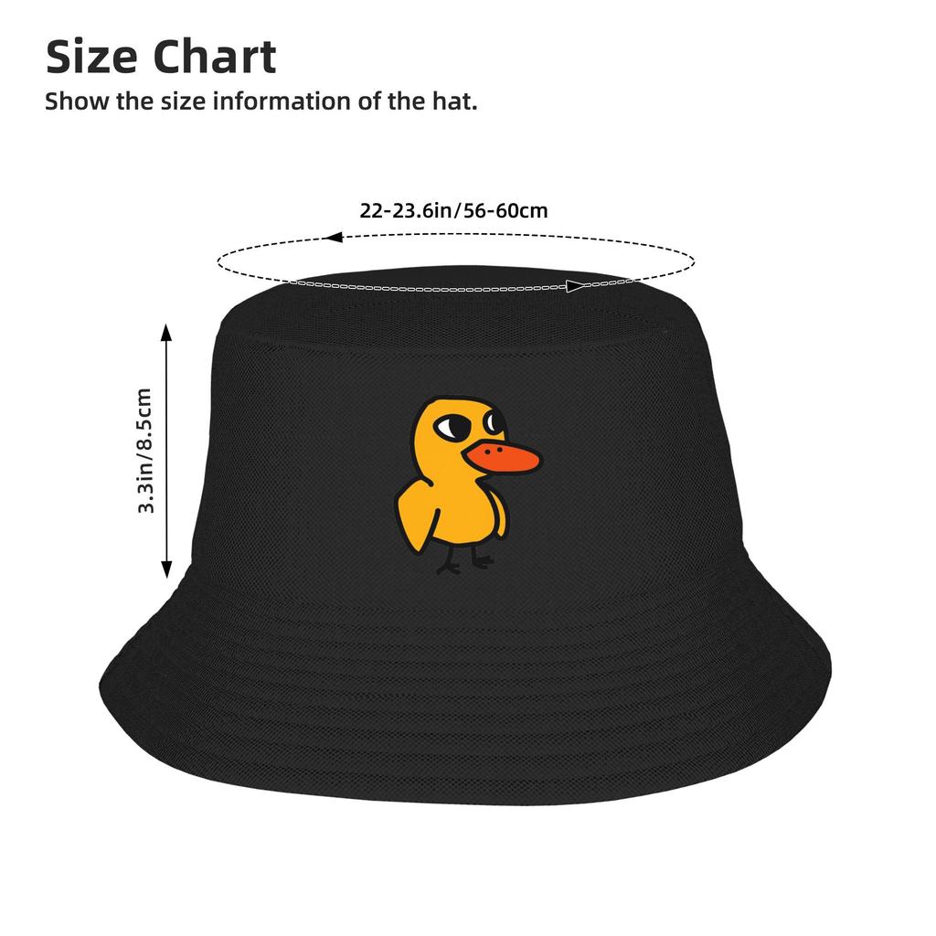 Duck Song Bucket Hat Panama Bob Hats Outdoor Fashion Autumn For Summer Beach Fishing Unisex Fisherman Caps