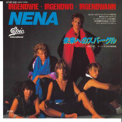 7inch Record NENA Irgendwie Irgendwo Irgendwann S 075P332 EPIC 1984 Japan Pop Used