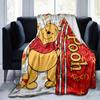 Winnie the Pooh Blanket  Ultra-Soft, Warm, Cozy Throw for Living Room, Sofa, Four Seasons Travel Accessory  Cute Cartoon Character