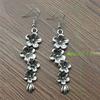 Exquisite Retro Daisy Earrings Women's Girls Ethnic Ancient Silver Flower Earrings New Bohemia