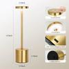 Creative Table Lamp USB Rechargeable Night Light 3 Color Adjustable Temperatures Modern Style LED Night Light Bar Outdoor Decor