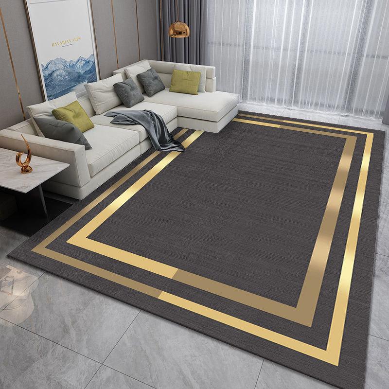 Light Luxury Printed Carpet for Home Living Room Coffee Table Bay Window Bedroom Japanese Style Carpet