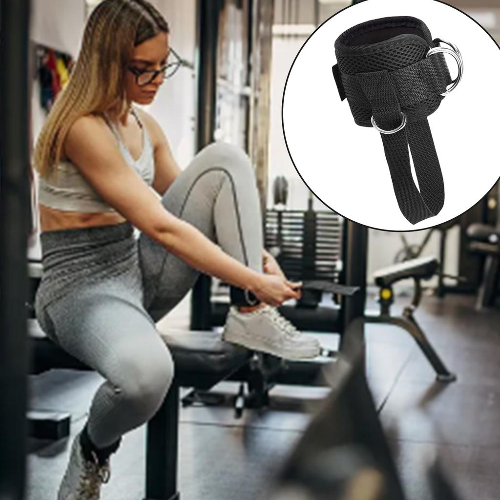 Ankle Straps Ankle Cuffs Comfortable Workout Ankle Belt Leg Strength Trainer Pull Cord Accessories for Cable Machines