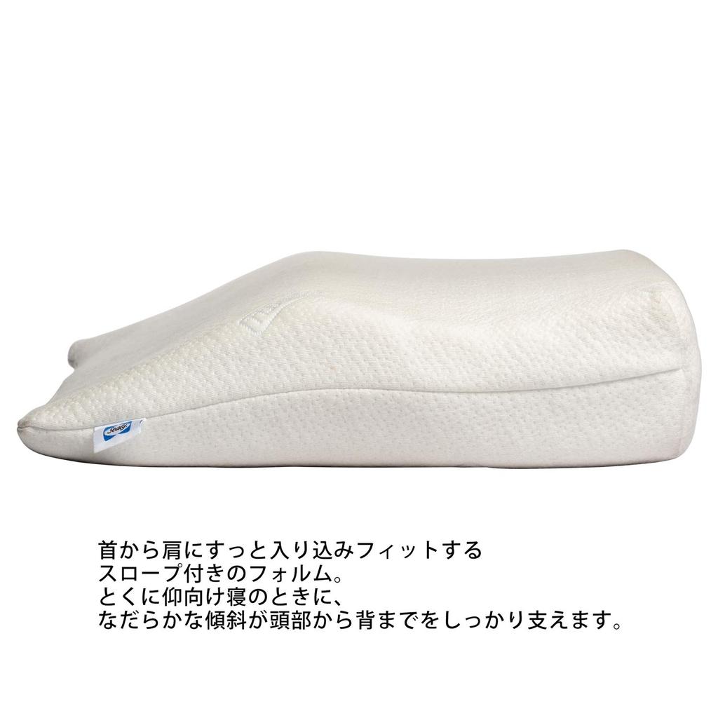 Sealy Pillow Anatomic White Width 65cm Latex Pillow Cover Washable [Genuine]