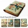 New Vintage Stationery PU Leather Notebook Creative Kraft Paper Planner Sketchbook Agenda Diary Notebook School Writing Supplies