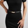 Lock Adjustable Thin Belt Women's Skirt Dress Waist Decorative Suit Pants Belt