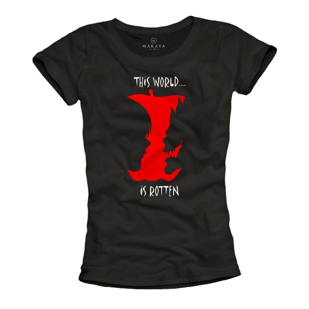 

Cosplay Ryuk Womens TShirt Manga Black Edition Death Figure Note Gamer Nerd Comic Unisex T-Shirt S
