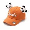 Süße 3D-Panda-Baseballkappe Vielseitig Atmungsaktiv Jungen Mädchen Sonnenhut Leicht 10 Farben Schirmmütze Für Sommer Outdoor