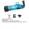 21-Hole Bubble Blower Toy Automatic Bubble Machine with Music & Lights Romantic Atmosphere Bubble Maker for Kids Outdoor Birthday Party Favors