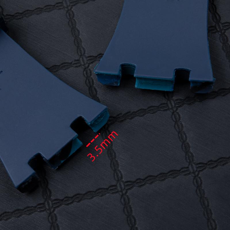 Transfer Camouflage Soft Quality Rubber Watchband For AP Strap 26mm Bracelet Fold Butterfly Buckle For 15500/15400/26331 Belt