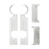 RC Wide Body Kit Large Surrounding Cover LED Light Modification Kits for WPL D12 RC Truck