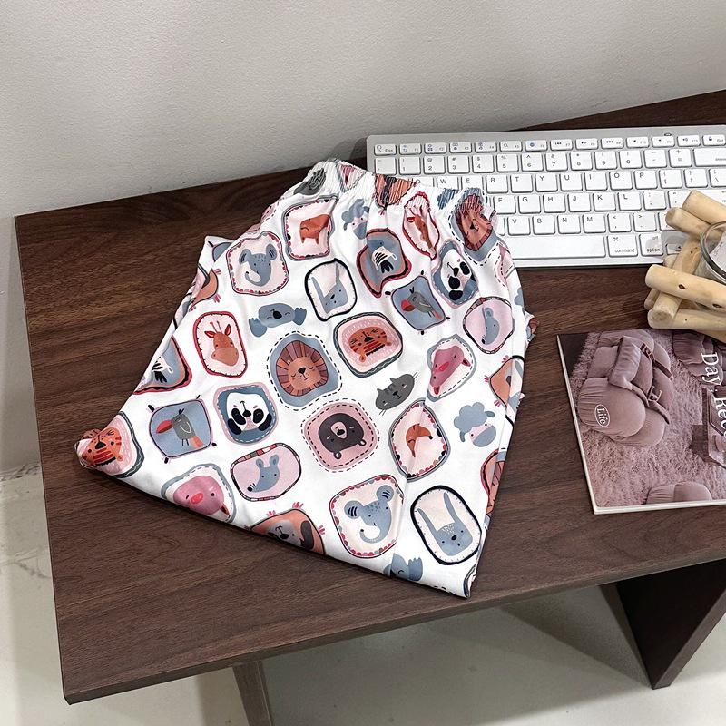 "Damen Lockere Cartoon-Pyjamahose": Anti-Mücken, Freizeit- & Outdoor-Bekleidung"