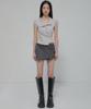 Peulleeoeob Paneled Half Shirts (Fl-123_Gray)