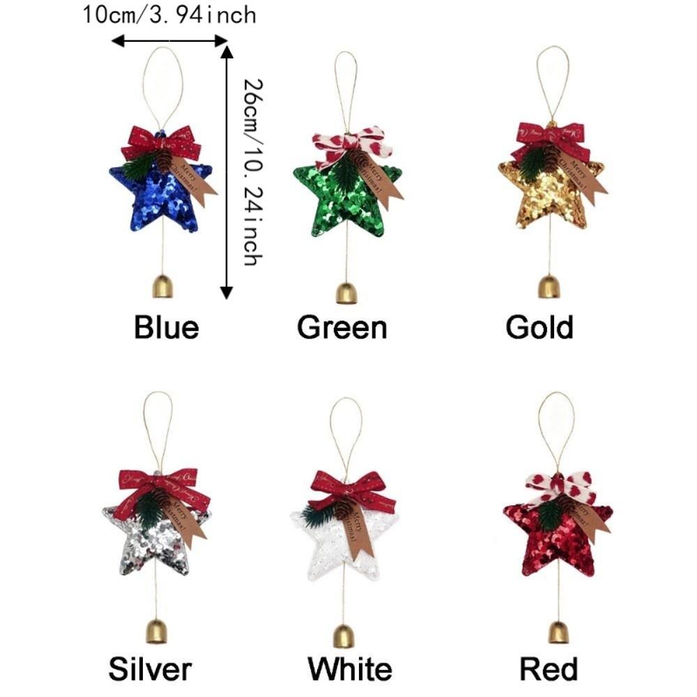 Sequins Sequin Star Hanging Pendant Multi‑Color Christmas Decorations  Christmas Tree Decor