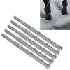 5pcs Carbide Tip Carbide Tipped Masonry Bits 2 Flute Spiral SDS Plus Hammer Bits  For Concrete