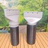 AC Raamrooster Platte Adapter, Afvoerslang Mondstuk Koppeling, 130mm/150mm Connector voor Draagbare Auto Airconditioner, Universele Roosterset