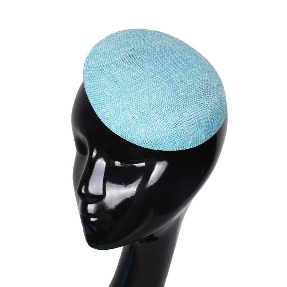 Headpiece Fascinator Base Solid Color Mesh Hat Exquisite Vintage Fascinator Hat Stage Performance