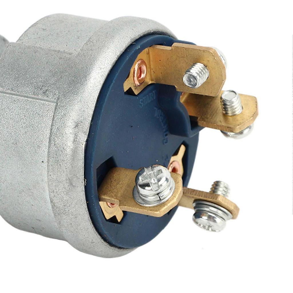 Ignition Starter Switch 9G7641 4 Wire Ignition Key Start Switch with 2 Keys Replacement for Caterpillar CAT Excavator 229 306 320 330 322 375