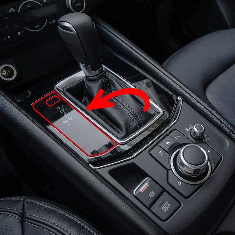 For Mazda CX-5 2017 2018 Gear Panel Transparent TPU Protective Film Anti Scratch Repair Film