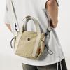 Mori Ins Simple Casual Nylon Candy Color Travel Commuter Men's and Women's Small Square Bag Shoulder Messenger Bag