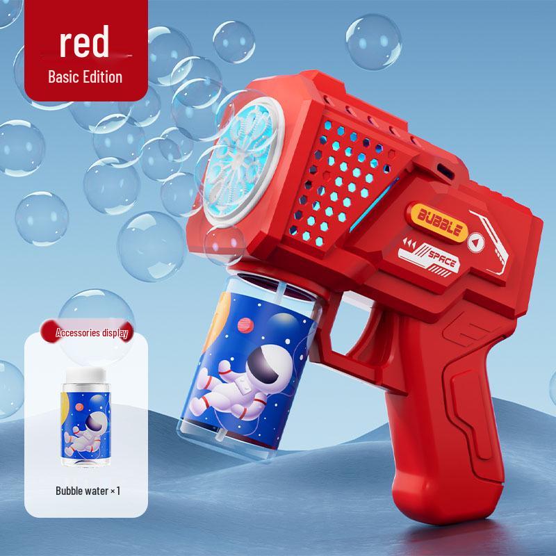 

Электрический пистолет для выдувания пузырей с 10 отверстиями для детей - Автоматическая ручная игрушка со светом