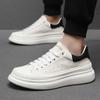 Lift Shoes Elevator Sneakers Chunky Unisex Height Increase 6cm White Sneakers Plus Size 38-44