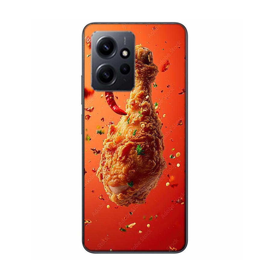Food Fries Beer Cheese Sushi Cookie Phone Case For Redmi 12 13C 12C 15C 9 10 10C Note 13 Pro Plus 14 15 Pro 9T 9C 9A TPU Soft Co