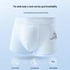 Boys' Ice Silk Boxer Briefs 4-Pack - Astronaut Print