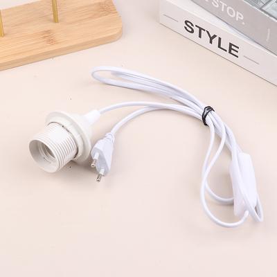 1.8M Eu/Us Plug E27 Full Teeth Lamp Base Holder Power Cord Hanging Pendant Led Light Fixture Socket Cord Adapters With Switch