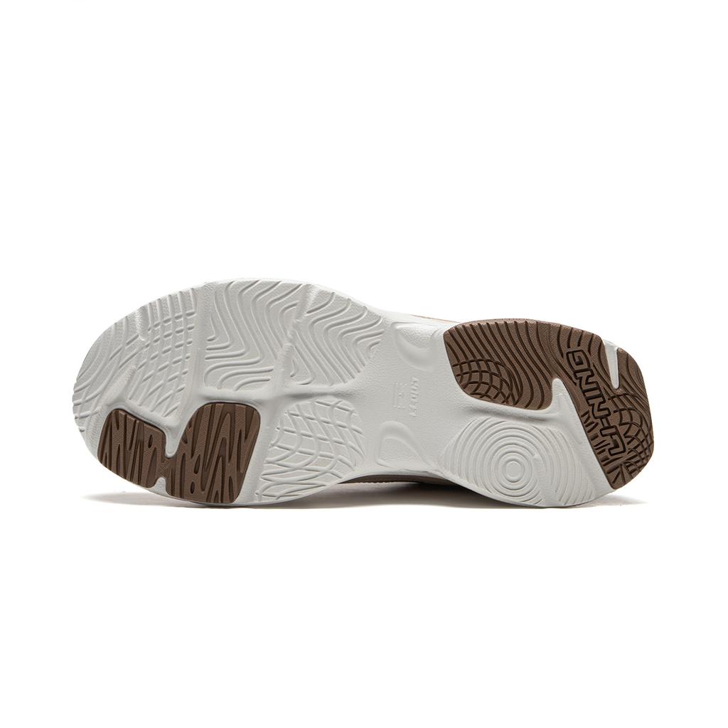 Li Ning Defender Abrasion Resistant Thermal Low Top Casual Shoes Women's Oat Gray AGLU102-2